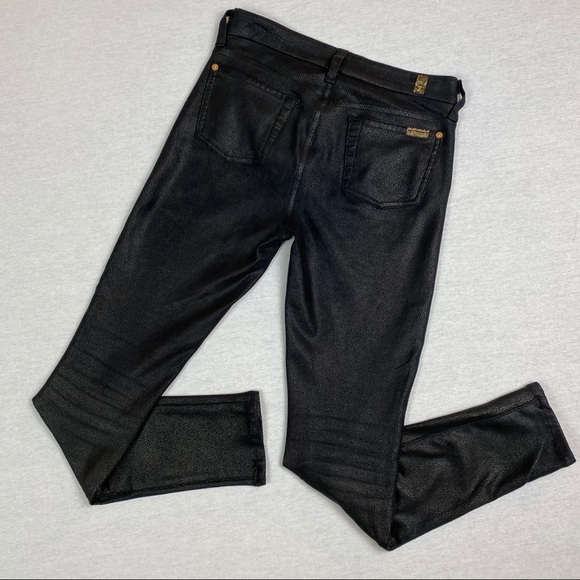 7 For All Mankind Snakeskin Print Skinny Jeans - Picture 5 of 12